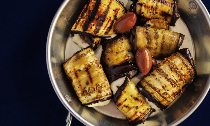 grilled eggplants